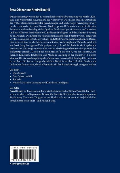 Produktbild: Data Science und Statistik mit R