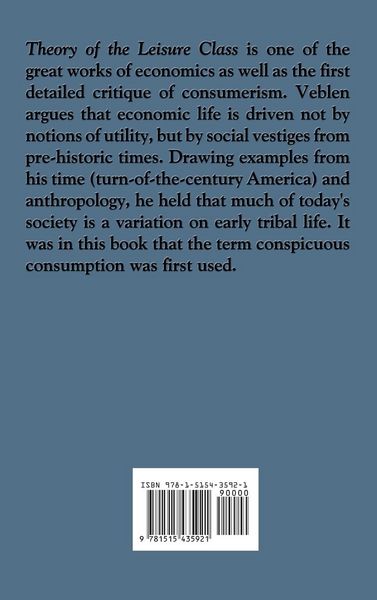 Produktbild: The Theory of the Leisure Class