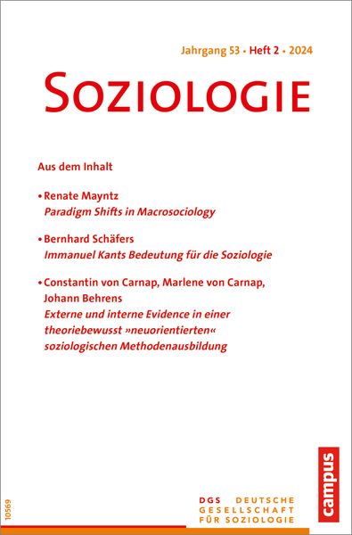 Produktbild: Soziologie 02/2024
