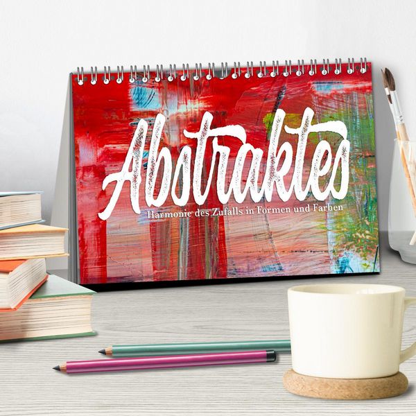 Produktbild: Abstraktes - Harmonie des Zufalls in Formen und Farben (Tischkalender 2026 DIN A5 quer), CALVENDO Monatskalender