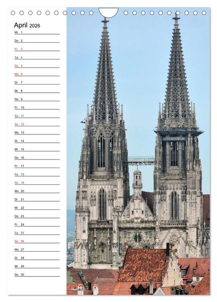 Produktbild: Regensburg - Ansichtssache (Wandkalender 2026 DIN A4 hoch), CALVENDO Monatskalender