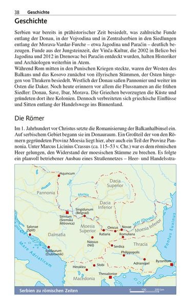Produktbild: TRESCHER Reiseführer Serbien