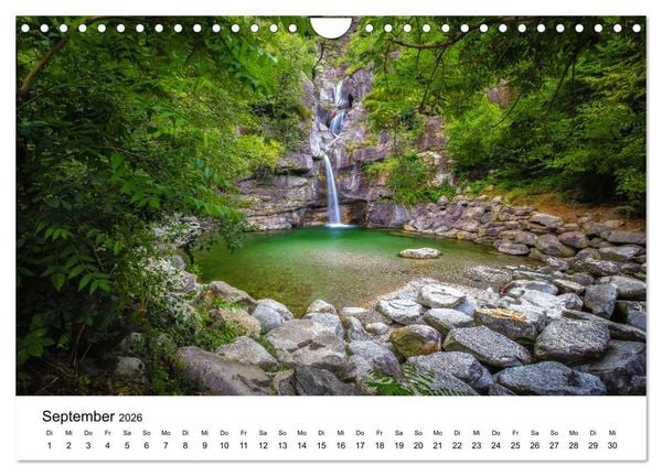 Produktbild: Wasserfallwelt Schweiz (Wandkalender 2026 DIN A4 quer), CALVENDO Monatskalender