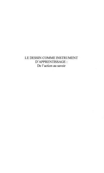 Produktbild: Dessin comme instrument d'apprentissage