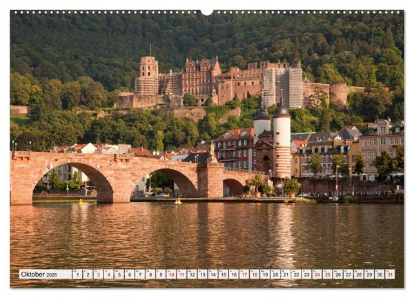 Produktbild: Heidelberg - Baden-W&uuml;rttemberg (Wandkalender 2026 DIN A2 quer), CALVENDO Monatskalender