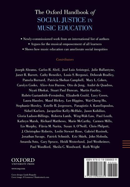 Produktbild: Oxford Handbook of Social Justice in Music Education