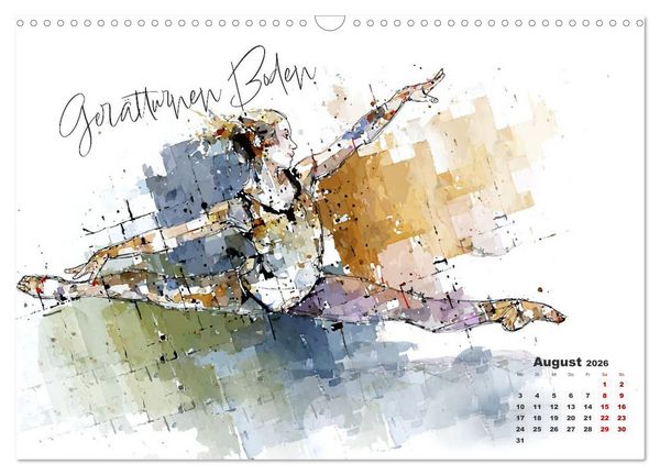 Produktbild: Olympische Luftspr&uuml;nge (Wandkalender 2026 DIN A3 quer), CALVENDO Monatskalender