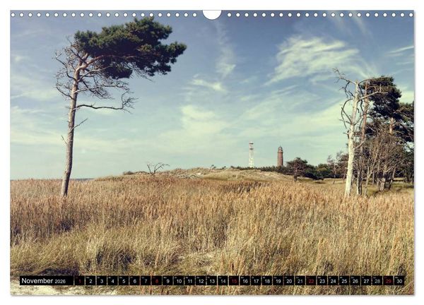 Produktbild: Fischland Dar&szlig; Zingst &ndash; Die Halbinsel an der Ostsee (Wandkalender 2026 DIN A3 quer), CALVENDO Monatskalender