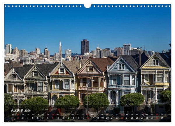 Produktbild: San Francisco Impressionen Tag und Nacht (Wandkalender 2026 DIN A3 quer), CALVENDO Monatskalender