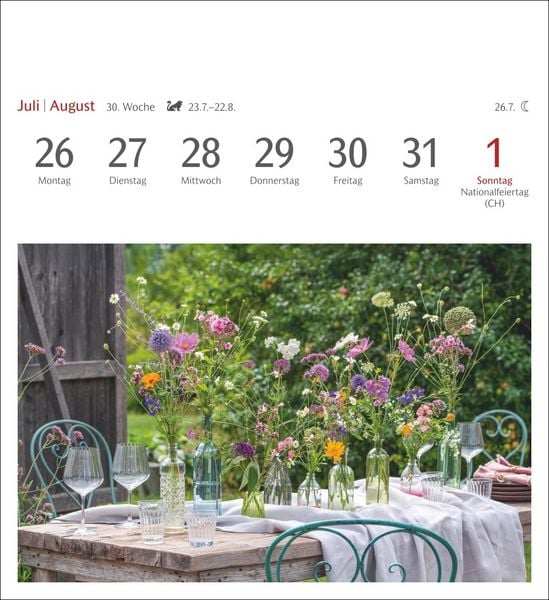 Produktbild: Blumenpracht Postkartenkalender 2027 - Wochenkalender mit 53 Postkarten