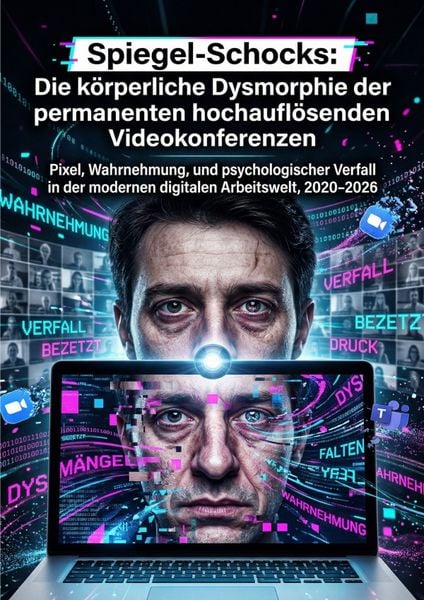 Produktbild: Spiegel-Schocks: Die k&ouml;rperliche Dysmorphie der permanenten hochaufl&ouml;senden Videokonferenzen