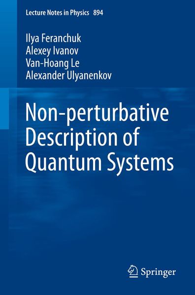 Produktbild: Non-perturbative Description of Quantum Systems