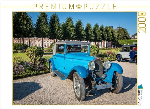 CALVENDO Puzzle Bugatti Typ 44 Cabriolet Gangloff (Frankreich, 1929) | 2000 Teile Lege-Größe 90x67cm Foto-Puzzle für glückliche Stunden