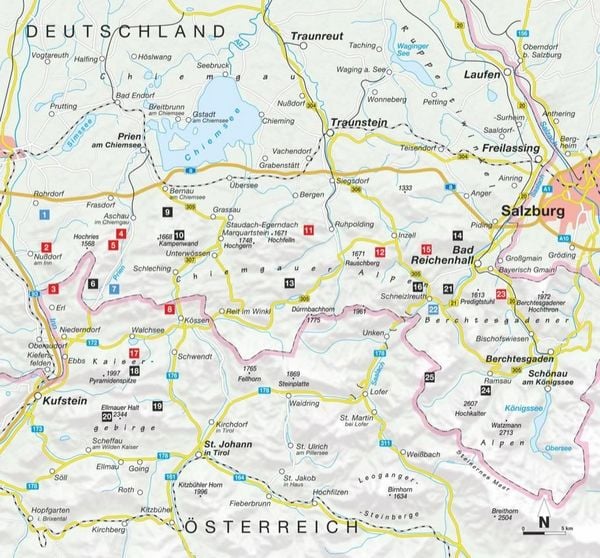 Produktbild: Wandergeheimtipps Chiemgau, Kaisergebirge, Berchtesgadener Alpen
