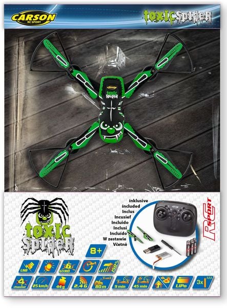 Carson - X4 Quadcopter Toxic Spider 2.0 100% RTF