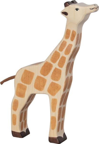 Produktbild: Holztiger Giraffe, Kopf hoch, Holz