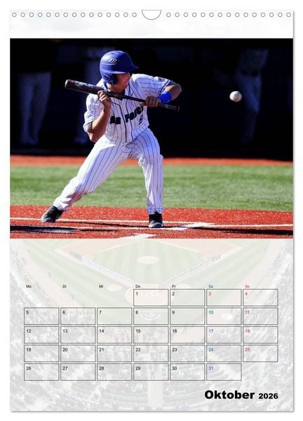 Produktbild: Kultsport Baseball (Wandkalender 2026 DIN A3 hoch), CALVENDO Monatskalender