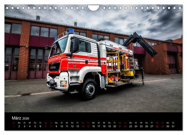 Produktbild: Feuerwehr und Rettungsdienst (Wandkalender 2026 DIN A4 quer), CALVENDO Monatskalender