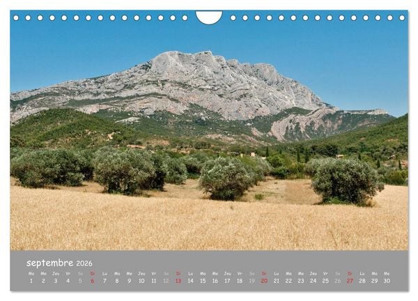 Produktbild: Grands sites de Provence (Calendrier mural 2026 DIN A4 vertical), CALVENDO calendrier mensuel