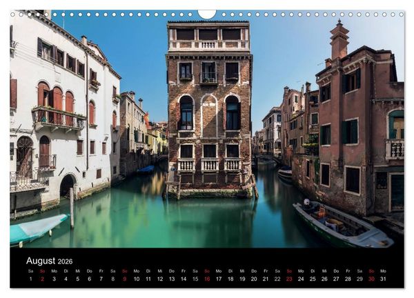 Produktbild: Venedig - Facetten einer Lagunenstadt (Wandkalender 2026 DIN A3 quer), CALVENDO Monatskalender