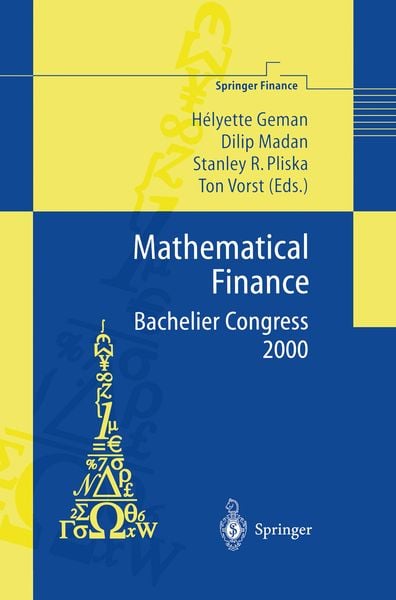 Produktbild: Mathematical Finance - Bachelier Congress 2000
