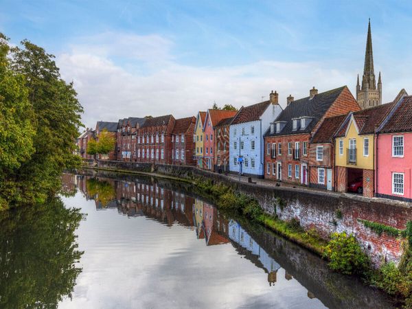 Produktbild: CALVENDO Puzzle Norwich | 1000 Teile Lege-Gr&ouml;&szlig;e 64x48cm Foto-Puzzle f&uuml;r gl&uuml;ckliche Stunden