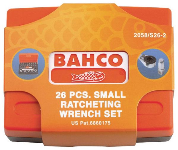 Produktbild: Bahco Steckschl&uuml;sselsatz 26teilig 2058/S26-2