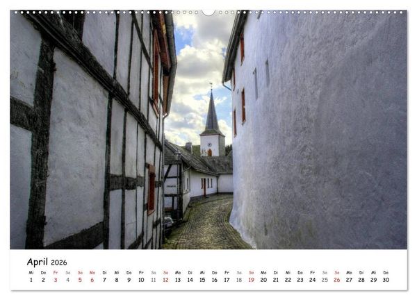 Produktbild: Die sch&ouml;nsten Orte der Eifel - Reifferscheid (hochwertiger Premium Wandkalender 2026 DIN A2 quer), Kunstdruck in Hochglanz