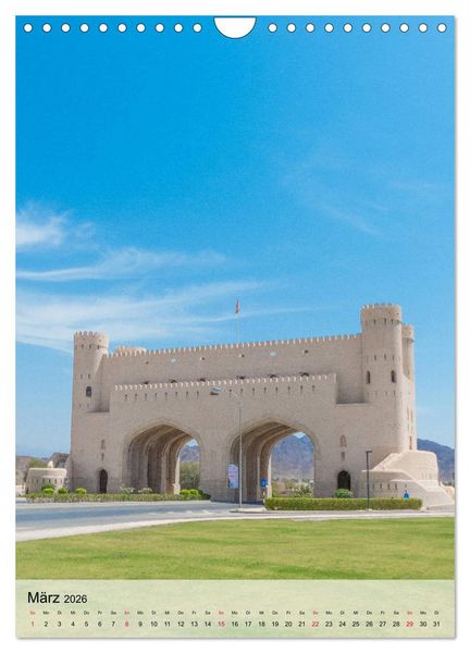 Produktbild: Zauberhafter Oman (Wandkalender 2026 DIN A4 hoch), CALVENDO Monatskalender