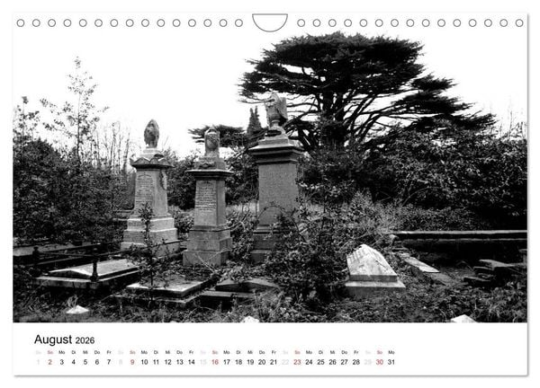 Produktbild: Highgate Cemetery London (Wandkalender 2026 DIN A4 quer), CALVENDO Monatskalender