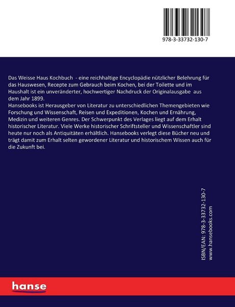 Produktbild: Das Weisse Haus Kochbuch