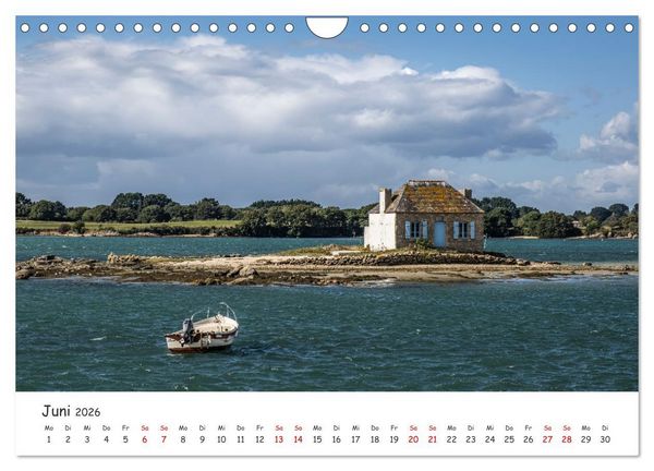Produktbild: Unterwegs im Morbihan (Wandkalender 2026 DIN A4 quer), CALVENDO Monatskalender