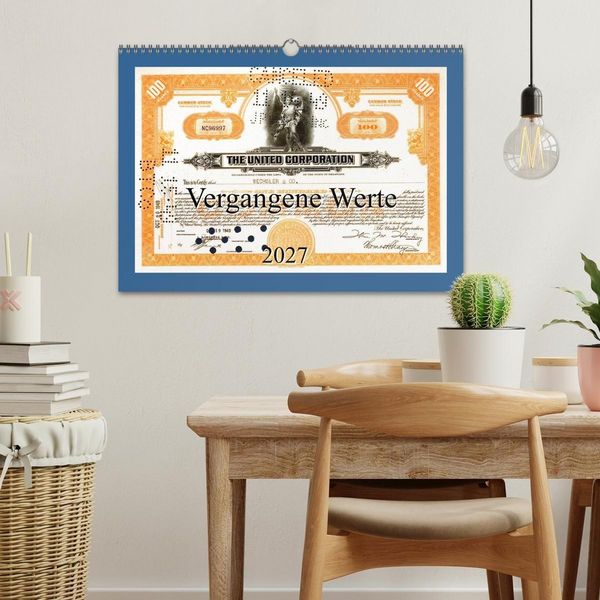 Produktbild: Vergangene Werte (Wandkalender 2027 DIN A3 quer), CALVENDO Monatskalender