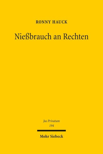 Produktbild: Nie&szlig;brauch an Rechten