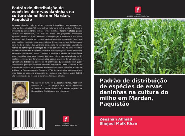Produktbild: Padr&atilde;o de distribui&ccedil;&atilde;o de esp&eacute;cies de ervas daninhas na cultura do milho em Mardan, Paquist&atilde;o