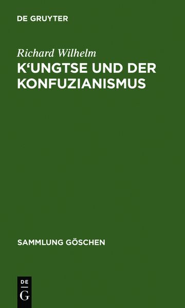 Produktbild: K'ungtse und der Konfuzianismus
