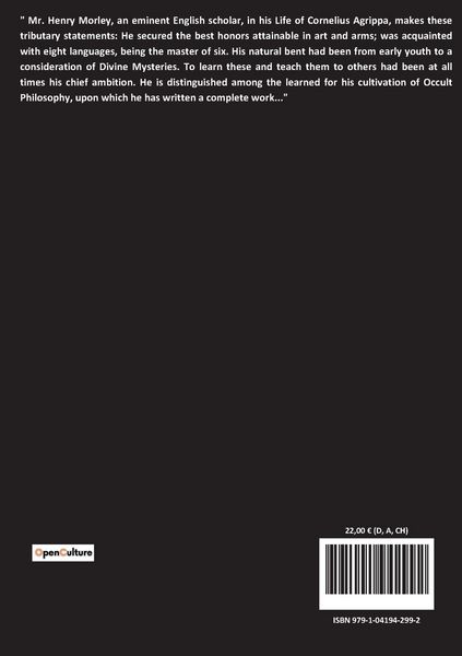 Produktbild: The Philosophy Of Natural Magic