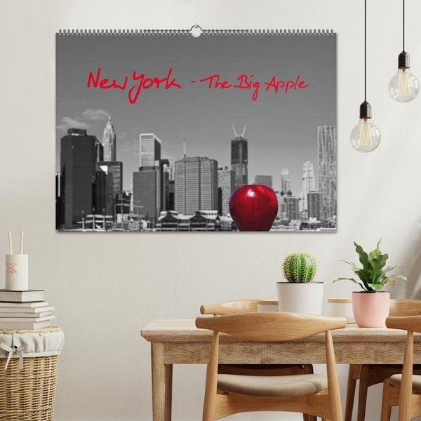 Produktbild: New York &ndash; The Big Apple (Wandkalender 2026 DIN A2 quer), CALVENDO Monatskalender