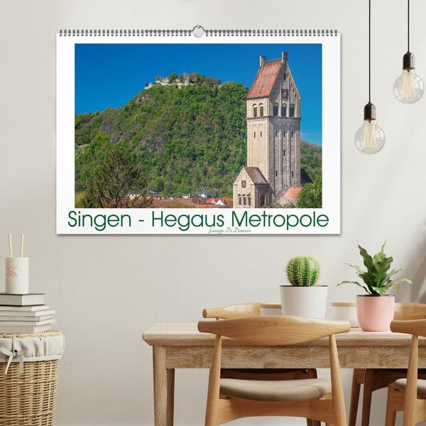 Produktbild: Singen - Hegaus Metropole (Wandkalender 2026 DIN A2 quer), CALVENDO Monatskalender