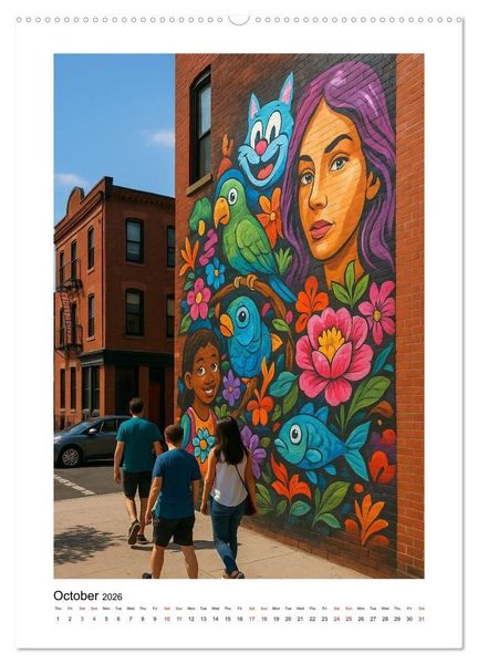 Produktbild: Facades tell Stories (Wall Calendar 2026 DIN A2 portrait), CALVENDO 12 Month Wall Calendar
