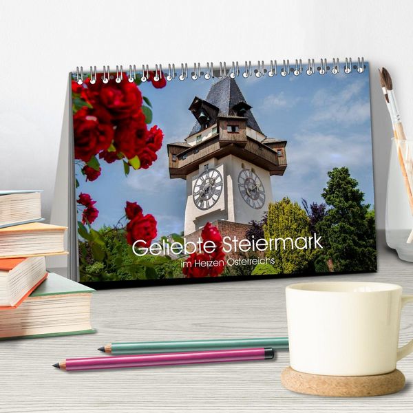 Produktbild: Geliebte Steiermark im Herzen &Ouml;sterreichs (Tischkalender 2026 DIN A5 quer), CALVENDO Monatskalender