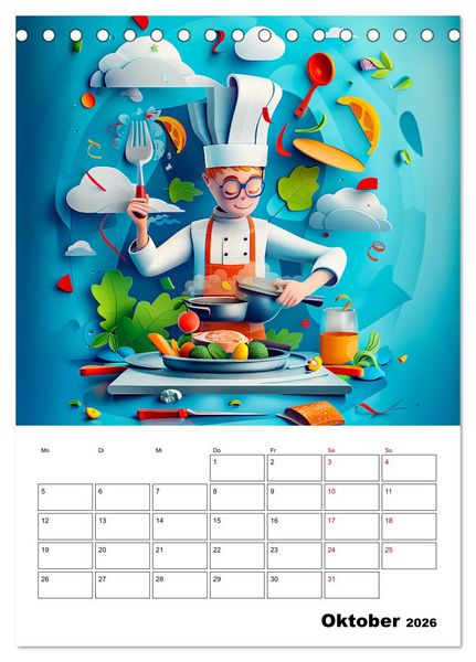 Produktbild: Traumjobs von Morgen - Der Zukunfts-Planer f&uuml;r gro&szlig;e Tr&auml;ume (Tischkalender 2026 DIN A5 hoch), CALVENDO Monatskalender
