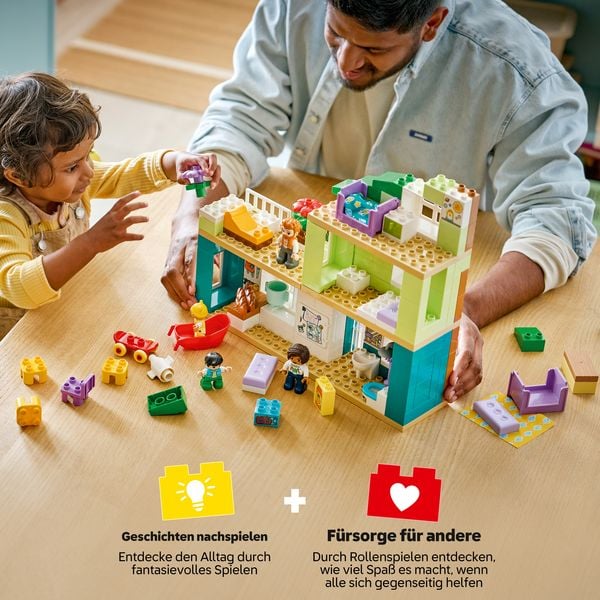 Produktbild: LEGO DUPLO Town 10470 Modernes Familienhaus mit Figuren &ndash; 3-in-1-Set