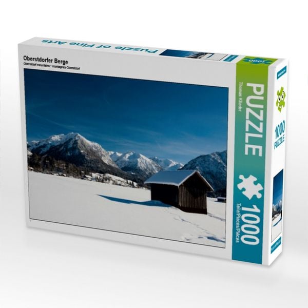 Produktbild: CALVENDO Puzzle Oberstdorfer Berge | 1000 Teile Lege-Gr&ouml;&szlig;e 64x48cm Foto-Puzzle f&uuml;r gl&uuml;ckliche Stunden