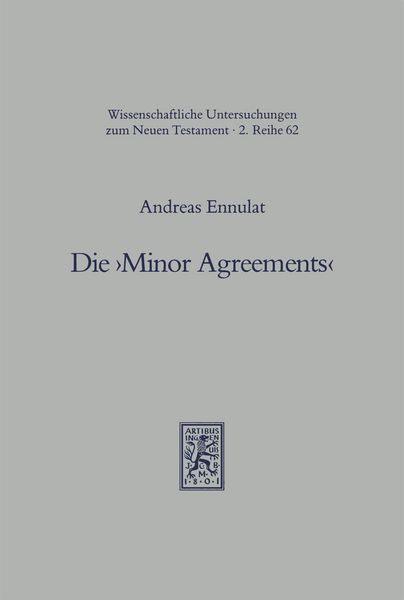 Produktbild: Die "Minor Agreements"
