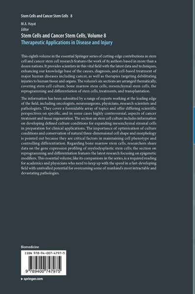 Produktbild: Stem Cells and Cancer Stem Cells, Volume 8