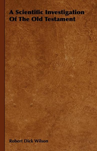 Produktbild: A Scientific Investigation of the Old Testament
