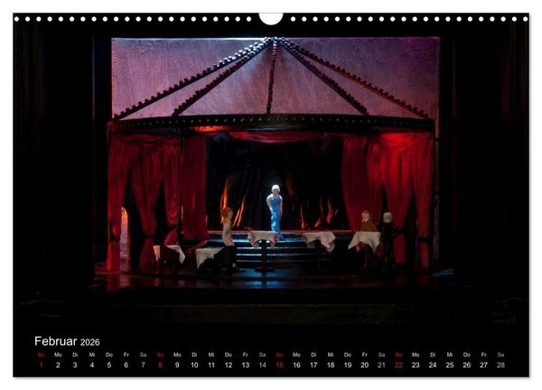Produktbild: B&uuml;hnenbildmodelle (Wandkalender 2026 DIN A3 quer), CALVENDO Monatskalender