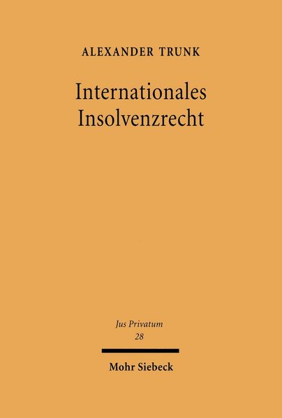 Produktbild: Internationales Insolvenzrecht