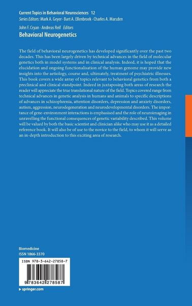 Produktbild: Behavioral Neurogenetics